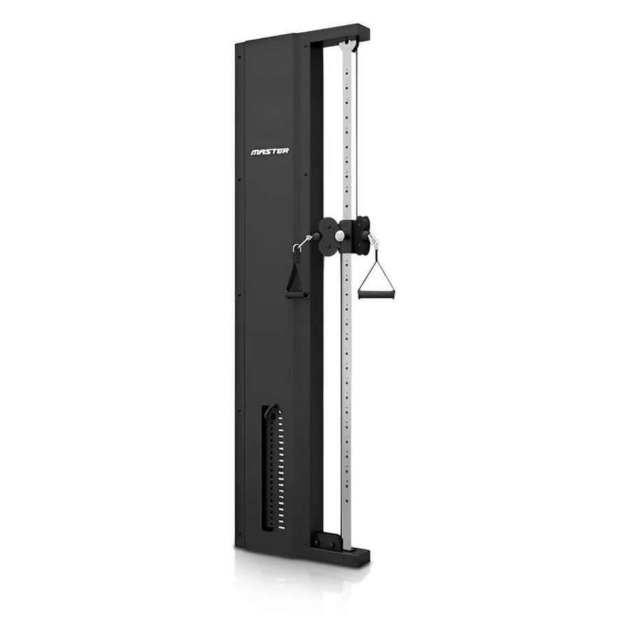 Kabelmaskin med 100 kilograms viktmagasin.